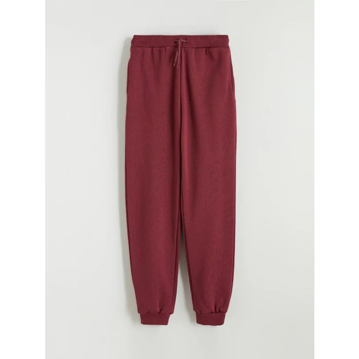 LCW Kids Mürdüm Beli Lastikli Kız Çocuk Jogger Eşofman Altı