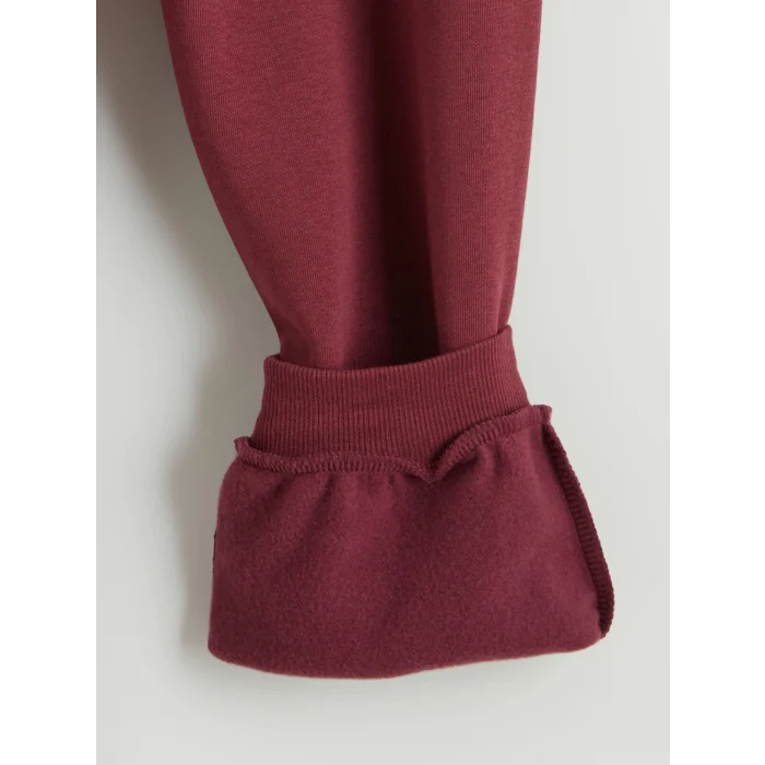 LCW Kids Mürdüm Beli Lastikli Kız Çocuk Jogger Eşofman Altı