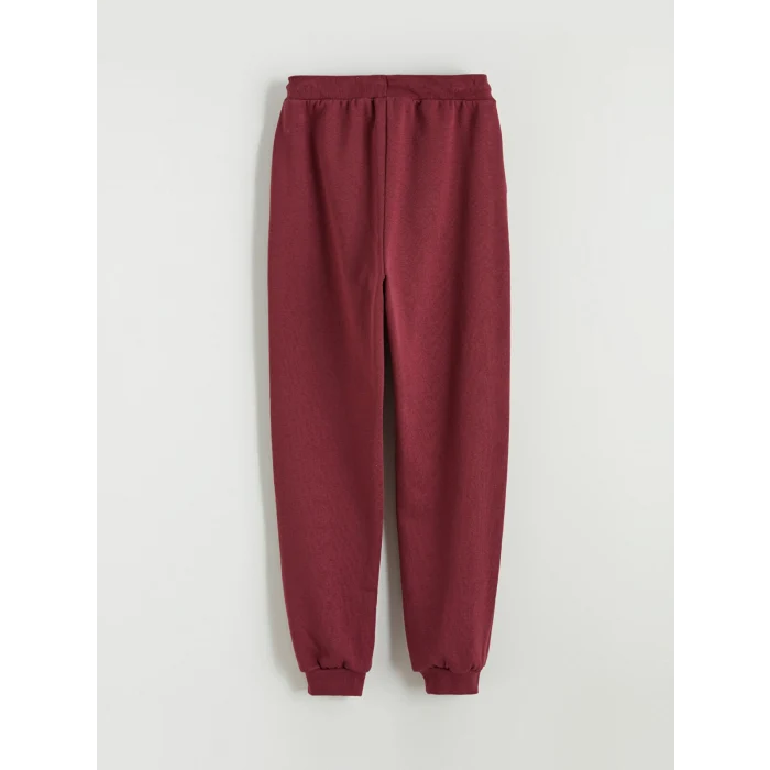 LCW Kids Mürdüm Beli Lastikli Kız Çocuk Jogger Eşofman Altı