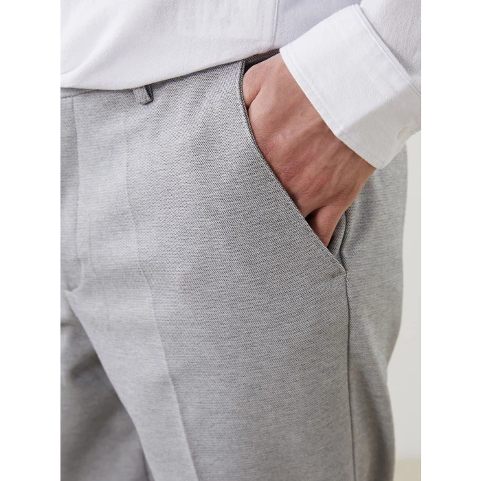 LCWAIKIKI Classic Gri Dar Kalıp Erkek Chino Pantolon