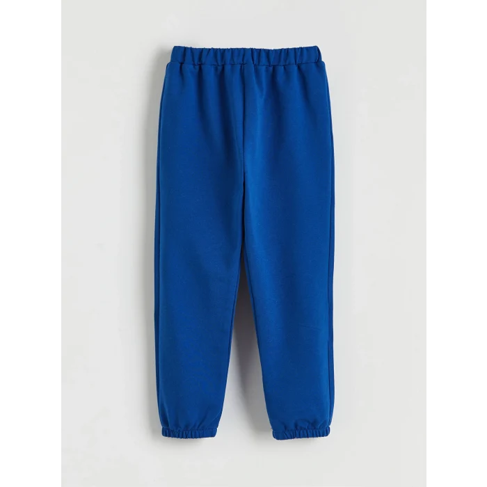 LCW baby Mavi Beli Lastikli Erkek Bebek Jogger Eşofman Alt