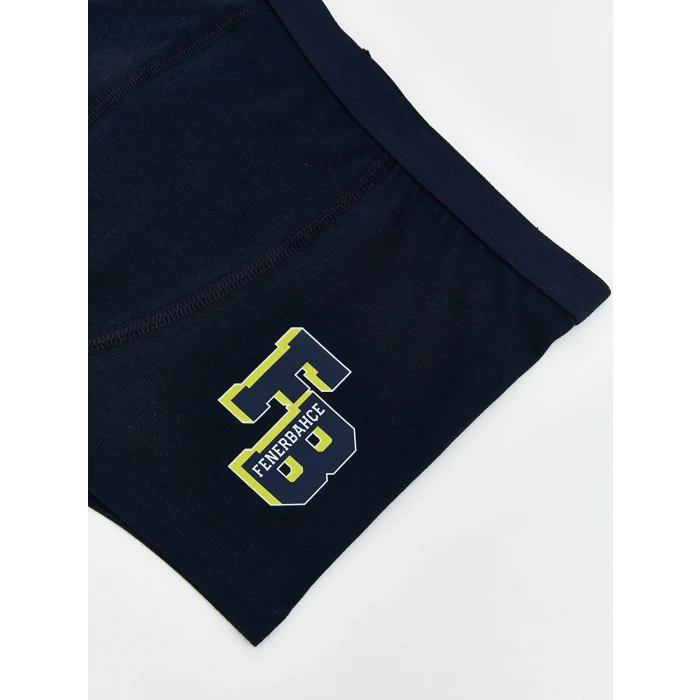 LCW Kids Lacivert Fenerbahçe Baskılı Erkek Çocuk Boxer 2li