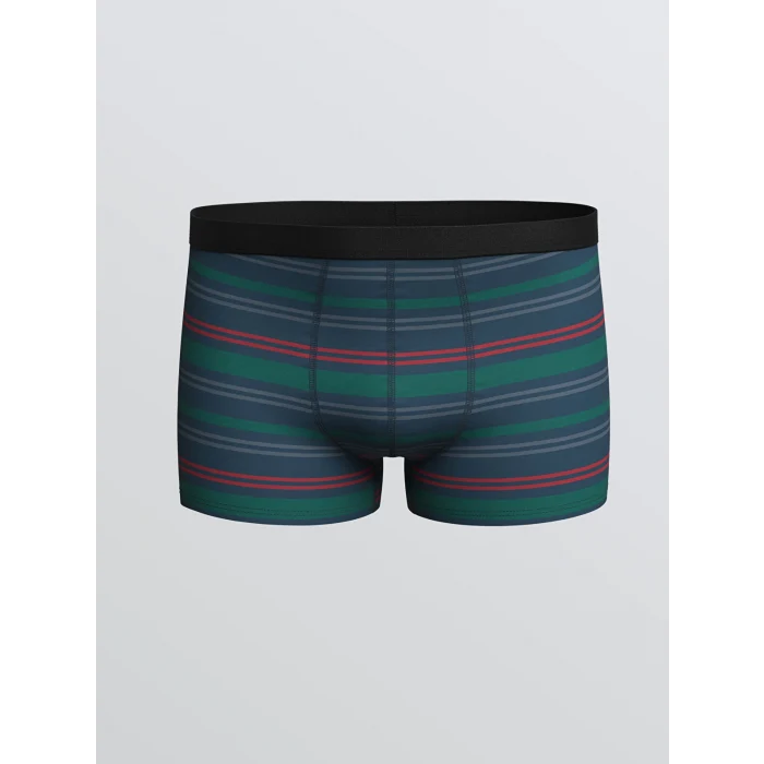 LC WAIKIKI Lacivert Standart Kalıp Pamuklu Esnek Erkek Boxer 3lü