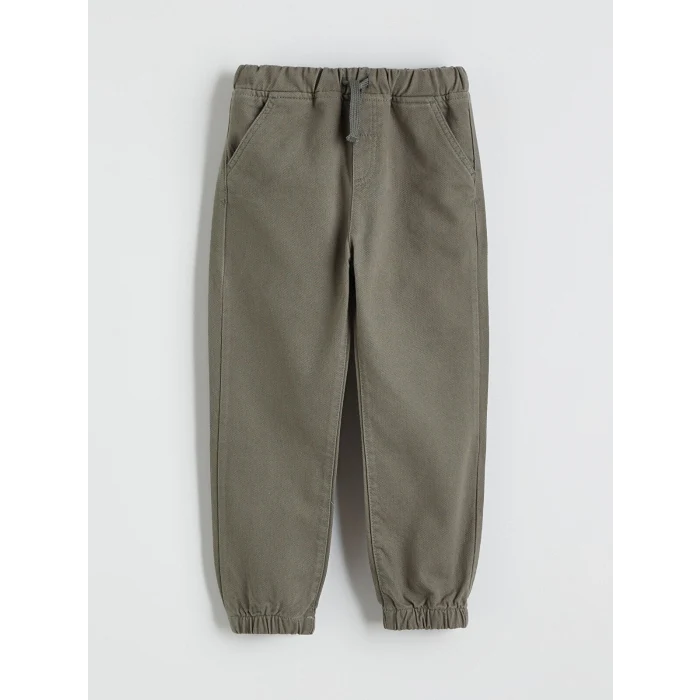 LCW Kids Haki Beli Lastikli Erkek Çocuk Jogger Pantolon