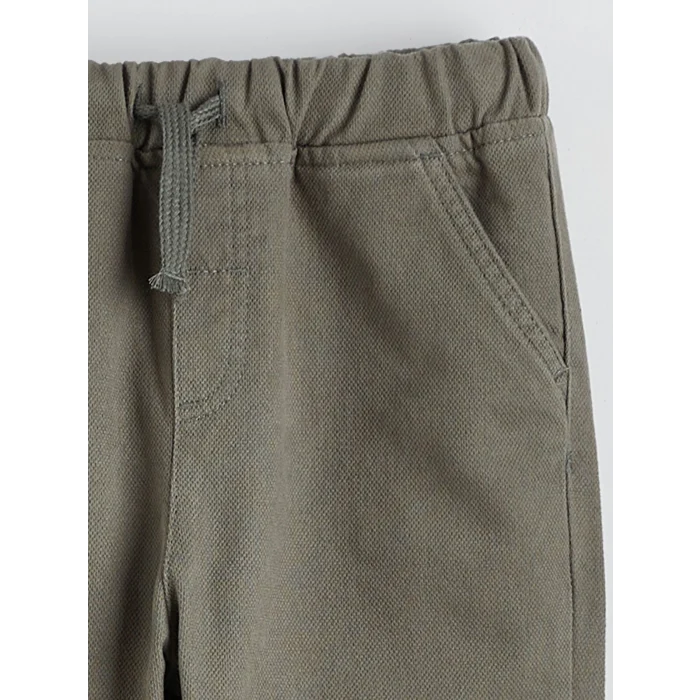 LCW Kids Haki Beli Lastikli Erkek Çocuk Jogger Pantolon