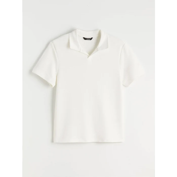 XSIDE Ekru Polo Yaka Pike Erkek Tişört