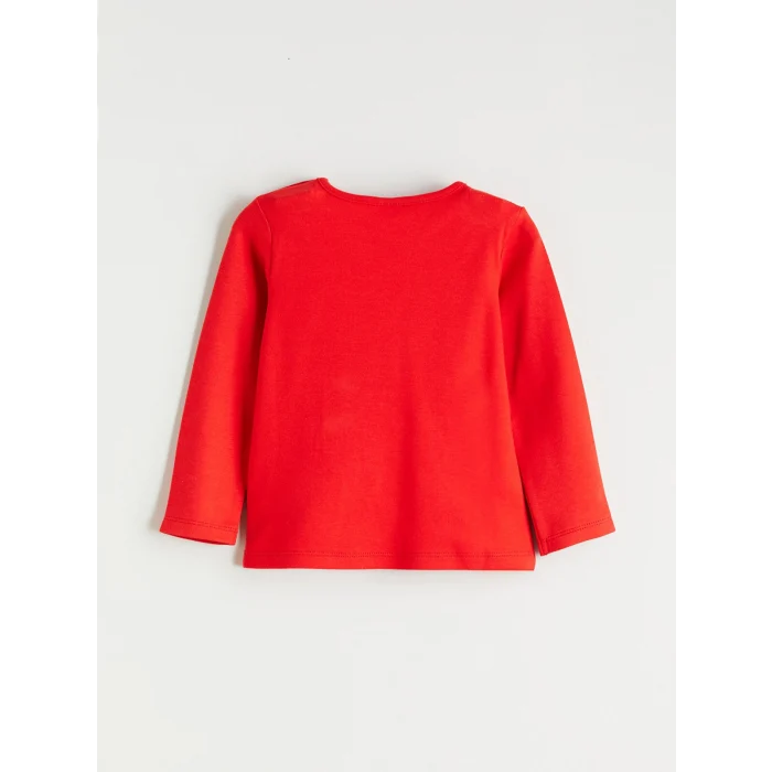 LCW baby Kırmızı Ekose Desenli Kız Bebek Pijama Takımı