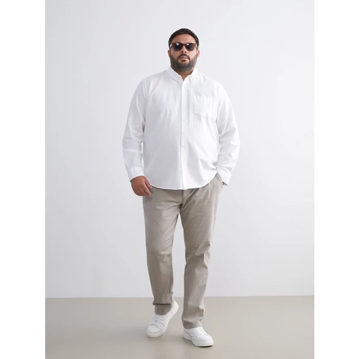 LCWAIKIKI Classic Bej Standart Kalıp Gabardin Erkek Chino Pantolon