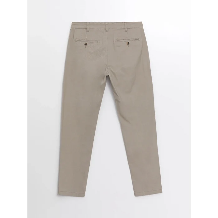 LCWAIKIKI Classic Bej Standart Kalıp Gabardin Erkek Chino Pantolon