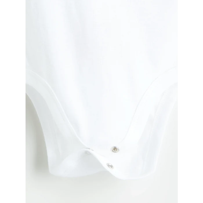 LCW baby Ekru Basic Erkek Bebek Çıtçıtlı Body 3lü