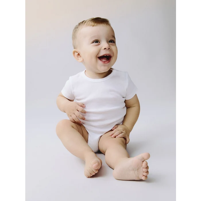 LCW baby Ekru Basic Erkek Bebek Çıtçıtlı Body 3lü