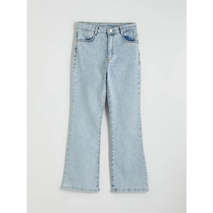 LCW Kids Mavi İspanyol Paça Kız Çocuk Jean Pantolon