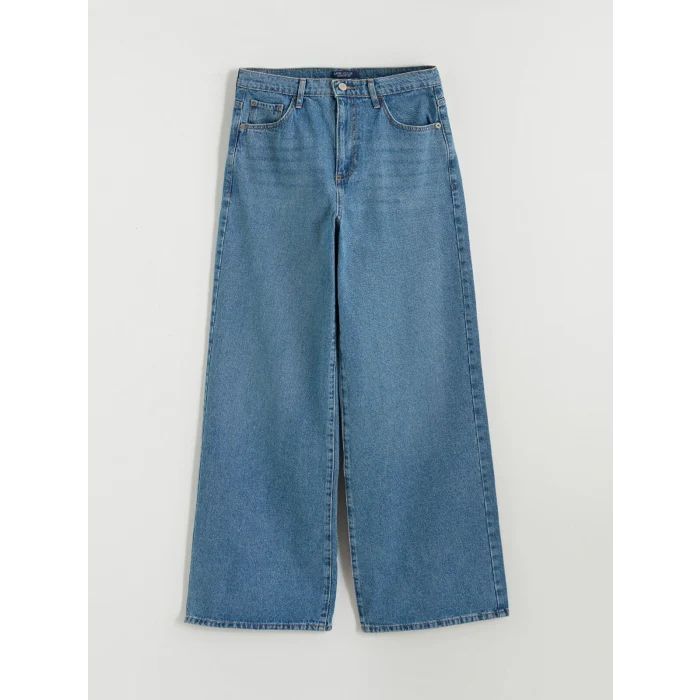 LCW Jeans İndigo Wideleg Kadın Jean Pantolon