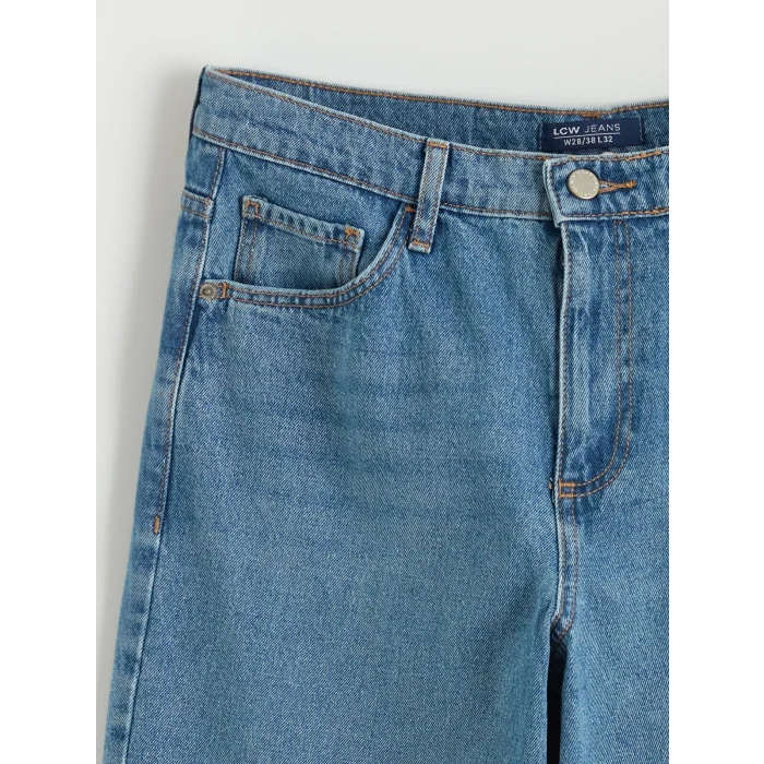 LCW Jeans İndigo Wideleg Kadın Jean Pantolon