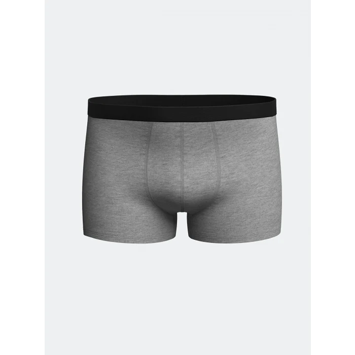 LC WAIKIKI Siyah Standart Kalıp Pamuklu Esnek Erkek Boxer 3lü
