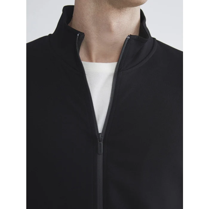 SOUTHBLUE Siyah Dik Yaka Erkek Fermuarlı Sweatshirt