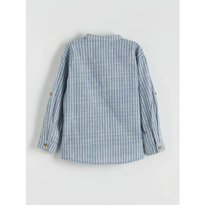 LCW baby Ekru Hakim Yaka Erkek Çocuk Gömlek ve Pantolon