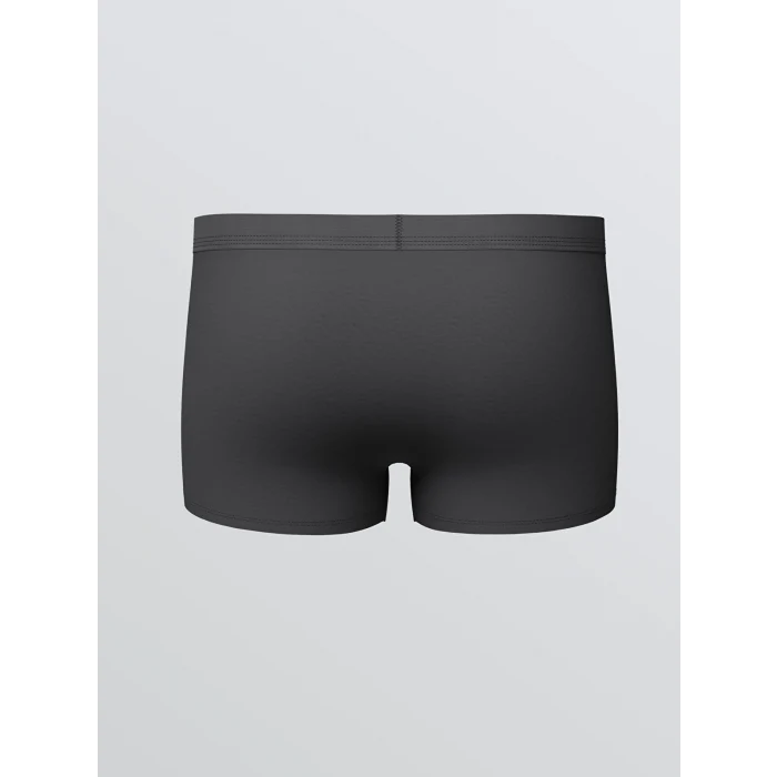 LC WAIKIKI Antrasit Rahat Kalıp Pamuklu Esnek Erkek Boxer 3lü