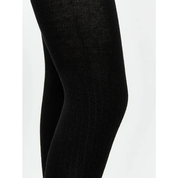 LCW Kids Siyah Kız Çocuk Külotlu Çorap