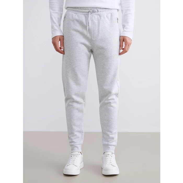 LCWAIKIKI Classic Gri Kalın Erkek Jogger Eşofman Altı