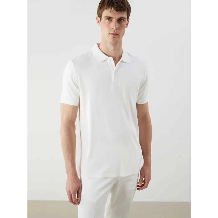 SOUTHBLUE Ekru Polo Yaka Erkek Tişört