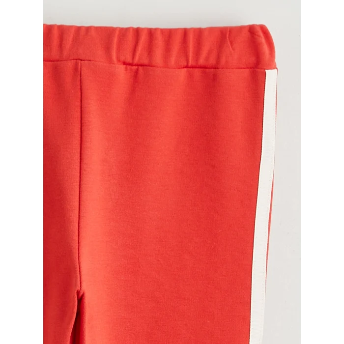 LCW baby Kırmızı Fiyonk Detaylı Kız Bebek Tayt