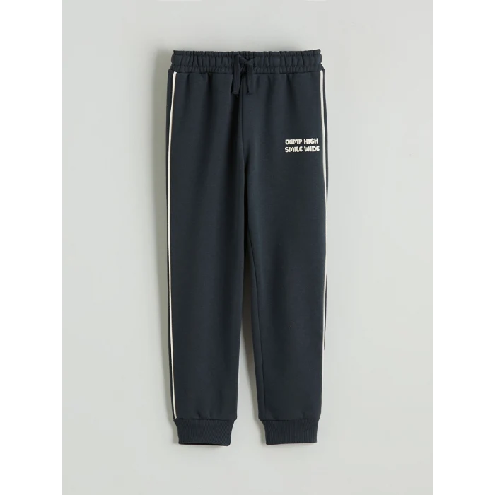 LCW Kids Antrasit Beli Lastikli Erkek Çocuk Jogger Eşofman Altı 2li