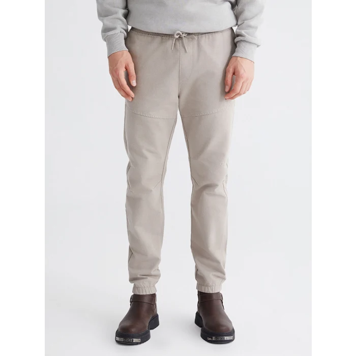 XSIDE Bej Beli Lastikli Erkek Jogger Pantolon