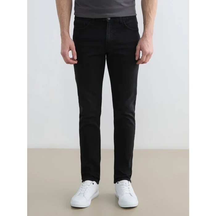 LCW Jeans Siyah 750 Slim Fit Erkek Jean Pantolon