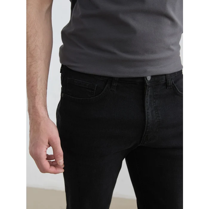 LCW Jeans Siyah 750 Slim Fit Erkek Jean Pantolon