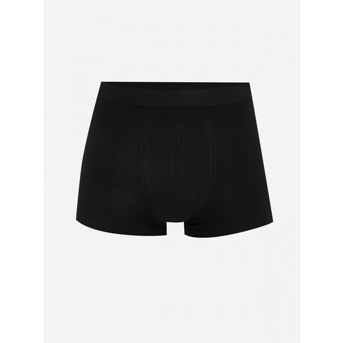 LC WAIKIKI Siyah Standart Kalıp Pamuklu Esnek Erkek Boxer 3lü