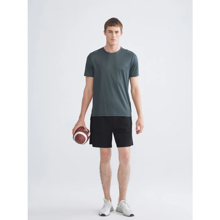 XSIDE ACTIVE Yeşil Bisiklet Yaka Kısa Kollu Erkek Spor Tişört