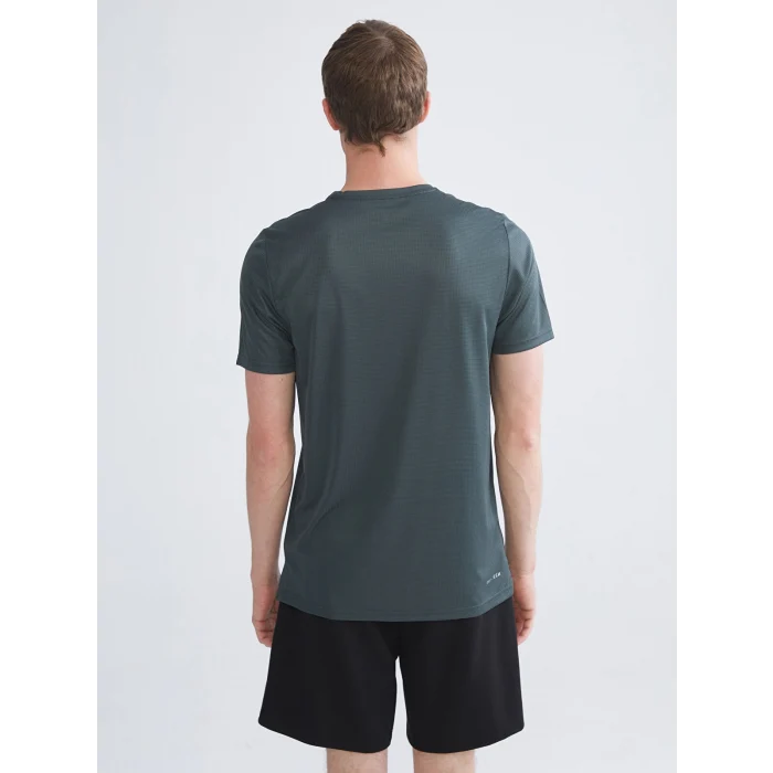 XSIDE ACTIVE Yeşil Bisiklet Yaka Kısa Kollu Erkek Spor Tişört