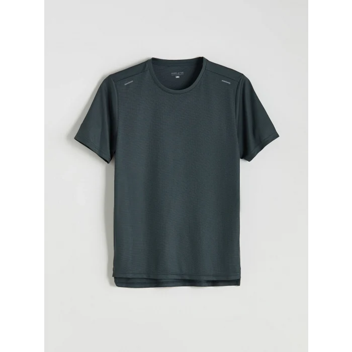 XSIDE ACTIVE Yeşil Bisiklet Yaka Kısa Kollu Erkek Spor Tişört