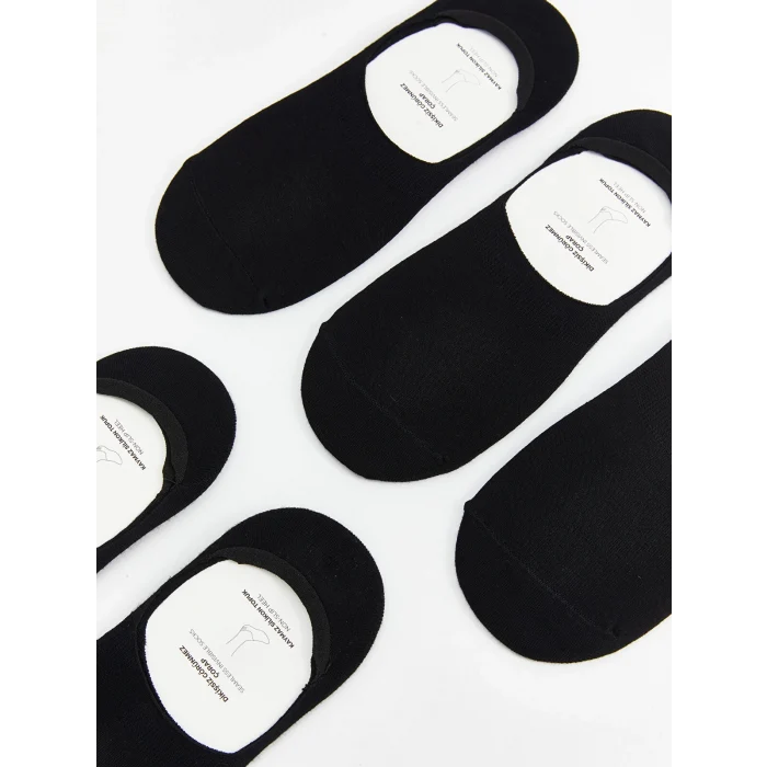 LCW ACCESSORIES Siyah Bambu Erkek Babet Çorap 5li