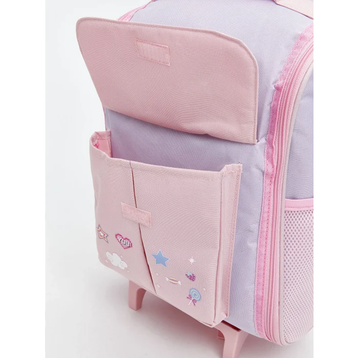 LCW ACCESSORIES Pembe Çekçekli Kız Çocuk Çanta