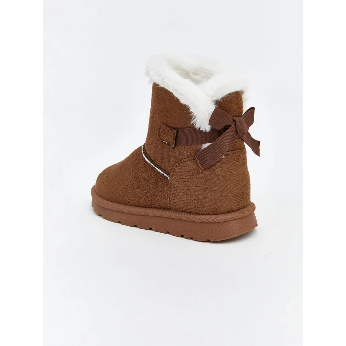 LCW STEPS Kahverengi İçi Kürklü Kız Bebek Bot