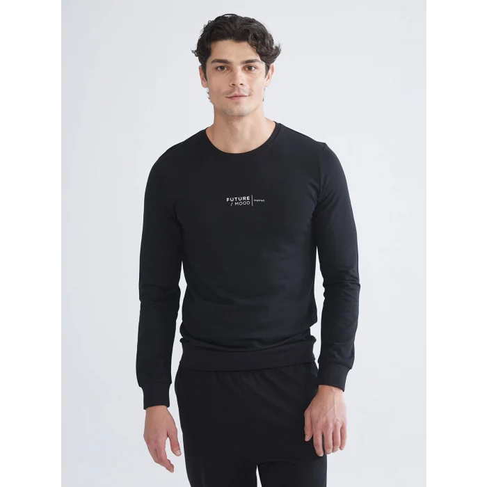 LC WAIKIKI Siyah Standart Kalıp Erkek Pijama Takımı