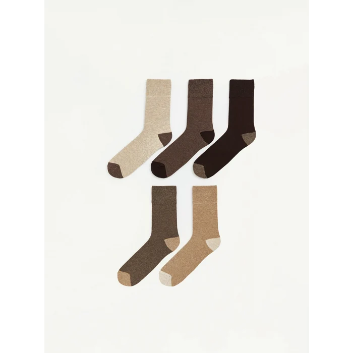 LCW ACCESSORIES Bej Erkek Soket Çorap 5li