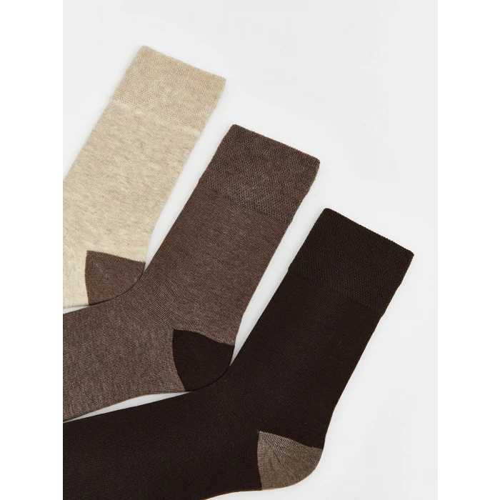 LCW ACCESSORIES Bej Erkek Soket Çorap 5li