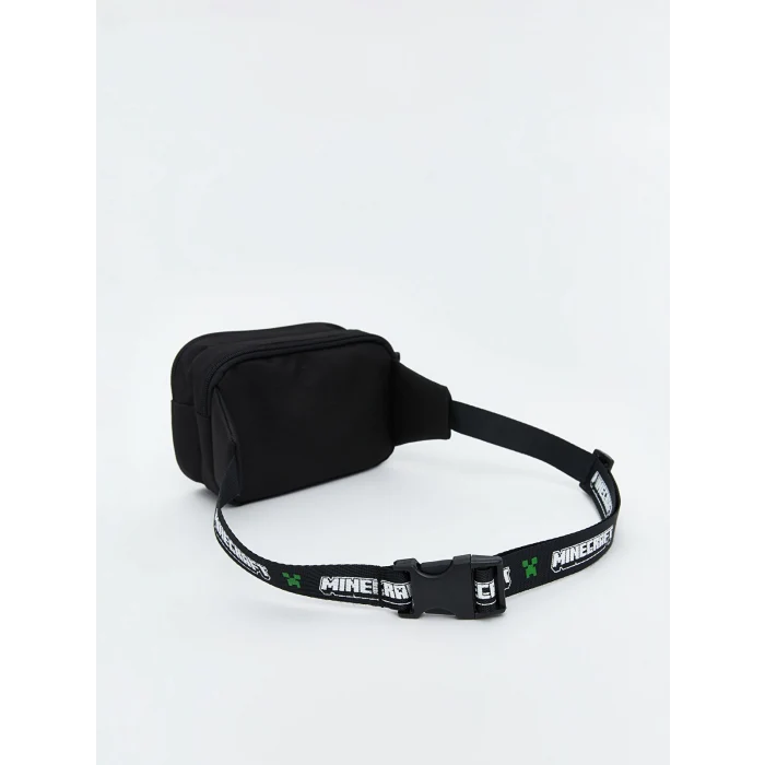 LCW ACCESSORIES Siyah Minecraft Baskılı Erkek Çocuk Bel Çantası
