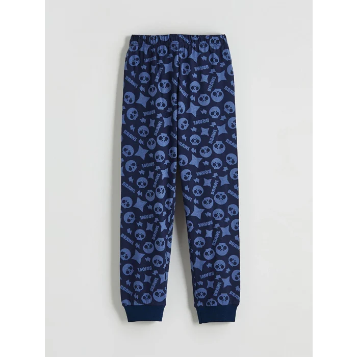 LCW Kids Lacivert Brawl Stars Baskılı Erkek Çocuk Pijama Takım