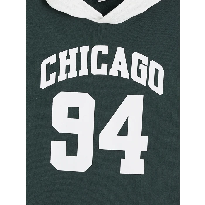 LCW Kids Yeşil Kapüşonlu Erkek Çocuk Eşofman Takım