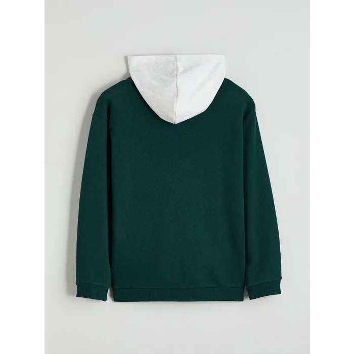 LCW Kids Yeşil Kapüşonlu Erkek Çocuk Eşofman Takım