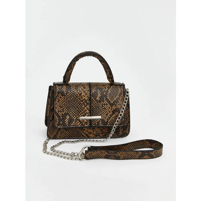 LCW ACCESSORIES Karışık Zincir Detaylı Kadın Omuz Çantası