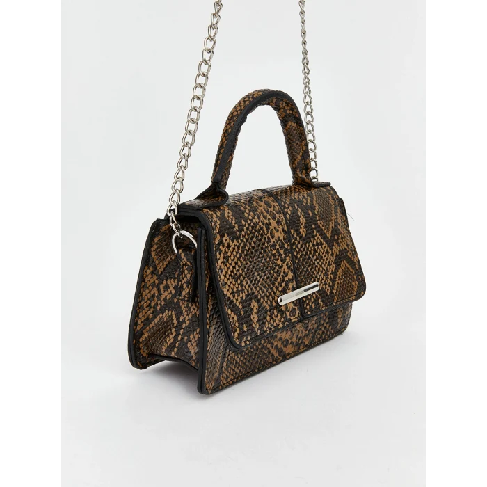 LCW ACCESSORIES Karışık Zincir Detaylı Kadın Omuz Çantası