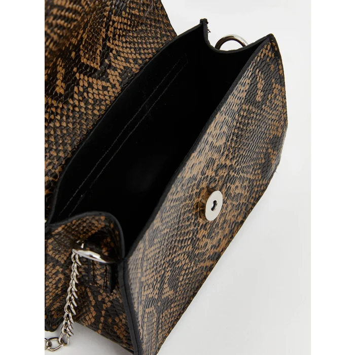 LCW ACCESSORIES Karışık Zincir Detaylı Kadın Omuz Çantası