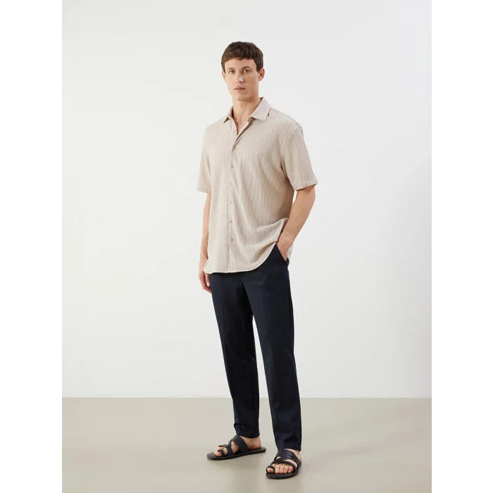 LCWAIKIKI Classic Lacivert Dar Kalıp Erkek Chino Pantolon