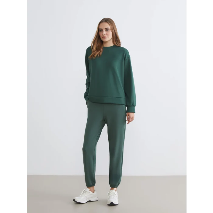 LCWAIKIKI Classic Yeşil Beli Lastikli Kadın Jogger Eşofman Altı