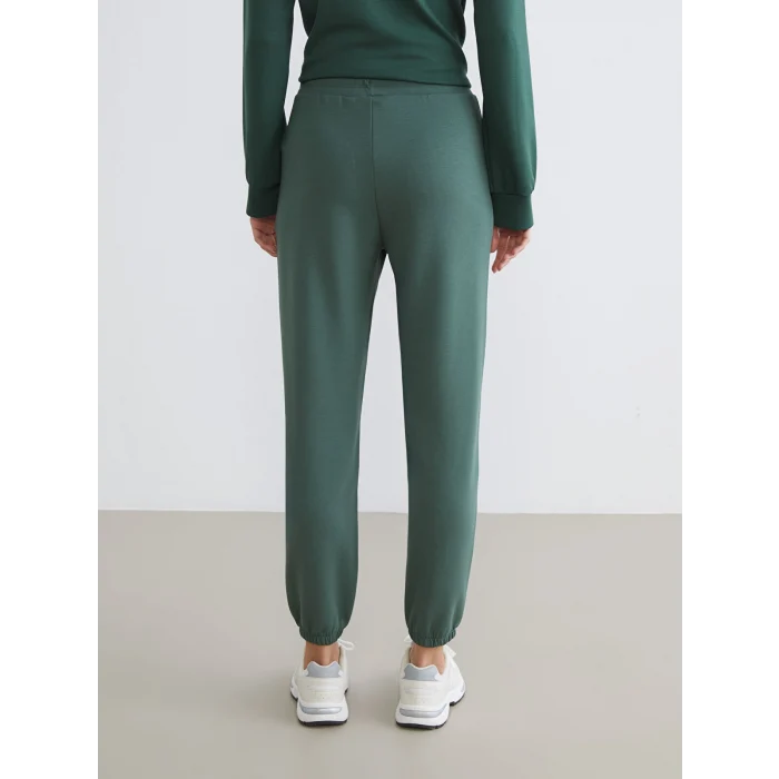 LCWAIKIKI Classic Yeşil Beli Lastikli Kadın Jogger Eşofman Altı